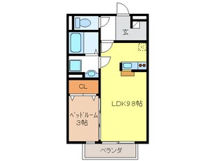 Ｇエトワールの物件間取画像